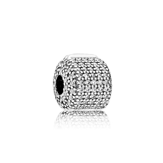 Pandora Clip Cylinder in Pavé 791873CZ
