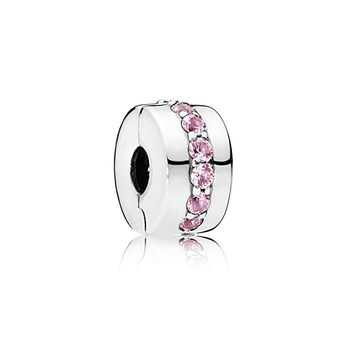 Clip Pandora Sentiero Luminoso Rosa 791972PCZ