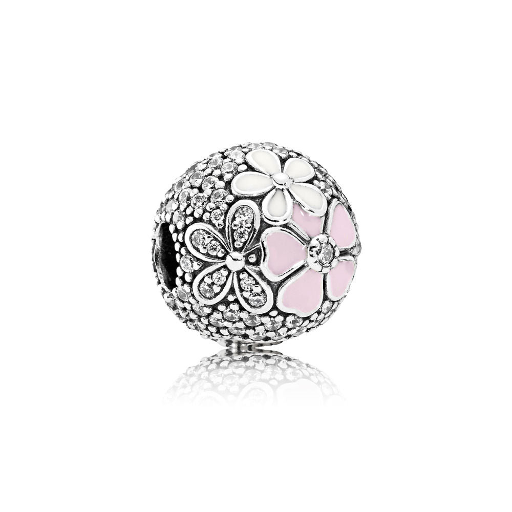 Pandora Clip Poetic Flowers 792084CZ