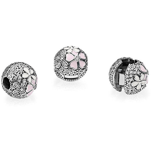 Pandora Clip Poetic Flowers 792084CZ