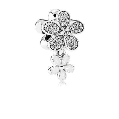 Pandora Charm Pair of Bright Daisies 792098CZ