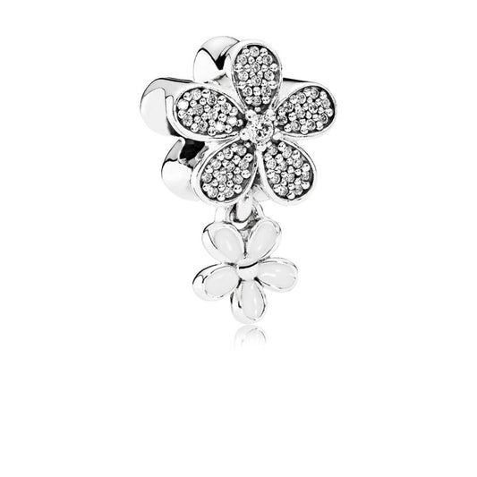 Pandora Charm Pair of Bright Daisies 792098CZ