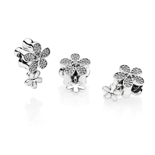 Pandora Charm Pair of Bright Daisies 792098CZ