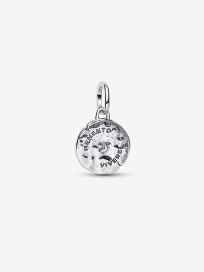 Mini Charm Pandora Medallion Serpente "Memento Vivere" Argento Sterling 925