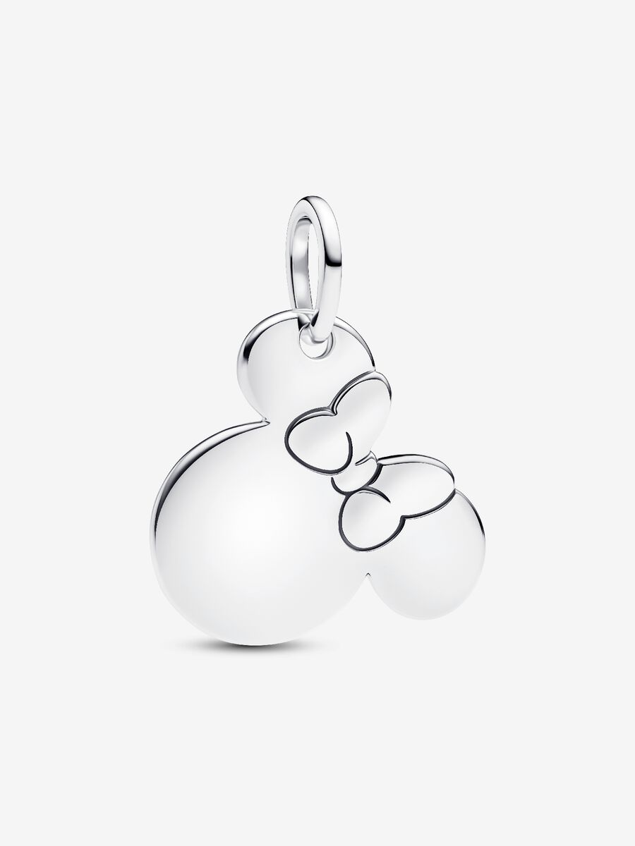Charm Pandora Disney, Minnie Mouse Pendente da incidere Argento Sterling 925