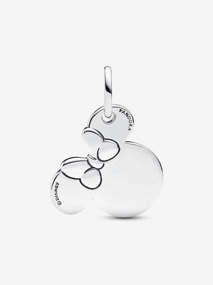 Charm Pandora Disney, Minnie Mouse Pendente da incidere Argento Sterling 925