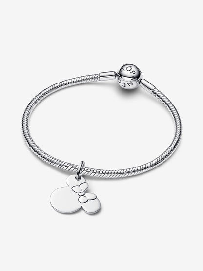 Charm Pandora Disney, Minnie Mouse Pendente da incidere Argento Sterling 925