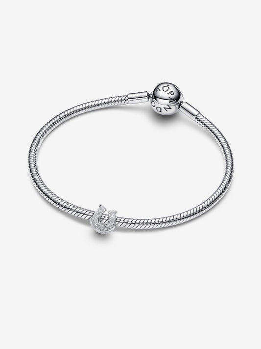Mini Charm Pandora Ferro di cavallo effetto diamantato 794056C00