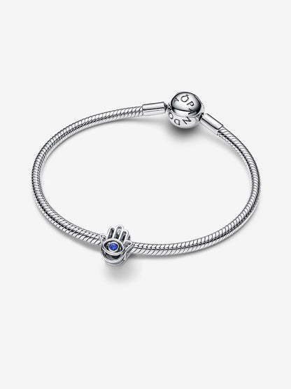 Charm Openwork Mano di Fatima Pietra Blu 794062C01