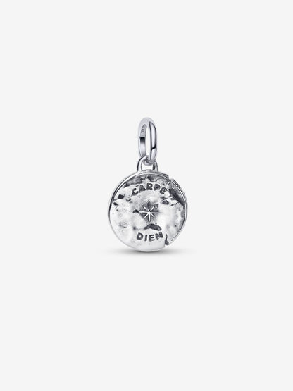 Charm Pandora Medallion Teschio "Carpe Diem" Argento Sterling 925