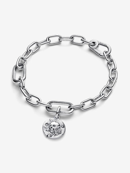 Charm Pandora Medallion Teschio "Carpe Diem" Argento Sterling 925