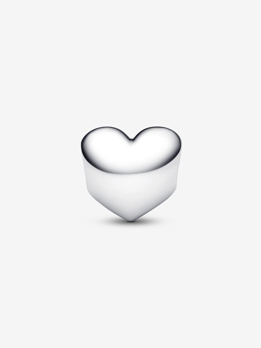 Charm Pandora Cuore con Pietra Rossa Scuro Gennaio da incidere 794161C01