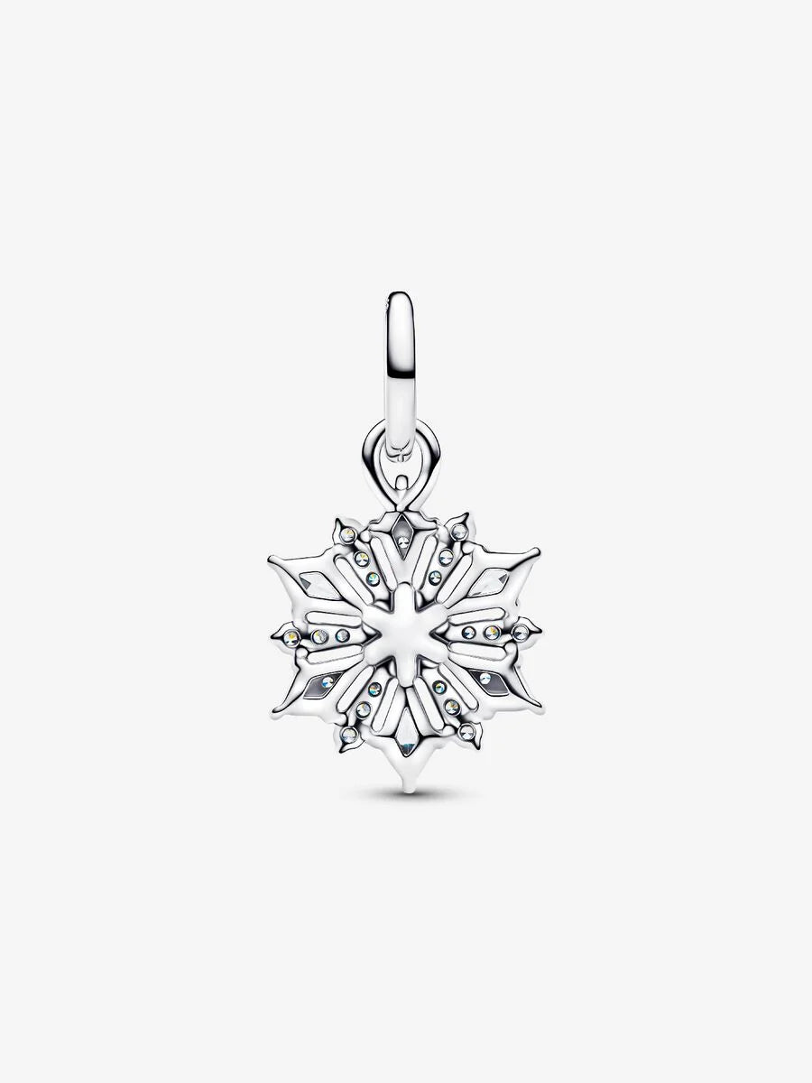Charm Pandora Disney, Frozen, Pendente Fiocco di Neve Argento Sterling 925