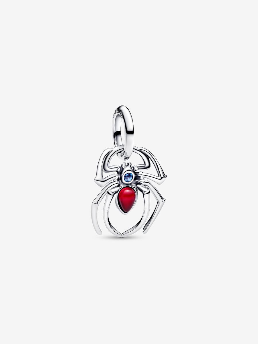 Charm Pandora Marvel, Spider-Man, Pendente Ragno Argento Sterling 925