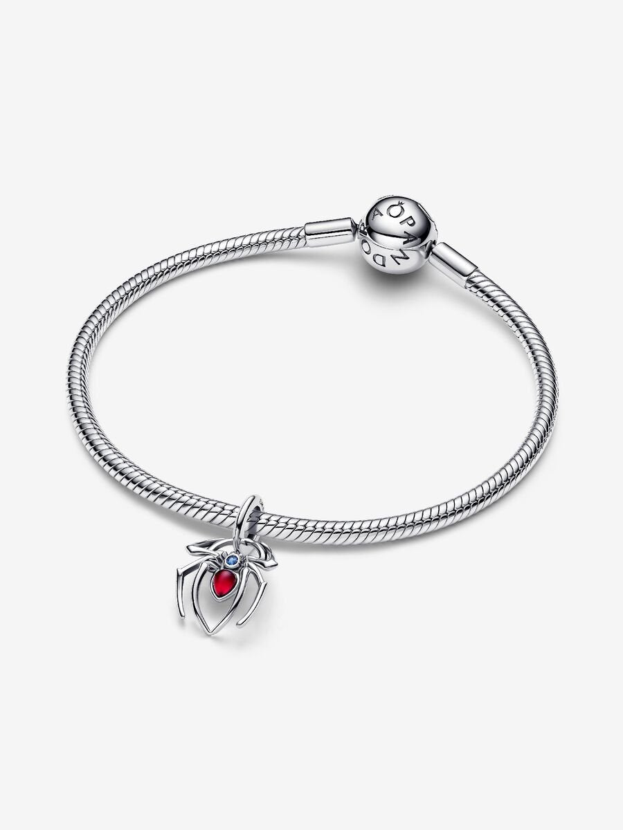 Charm Pandora Marvel, Spider-Man, Pendente Ragno Argento Sterling 925
