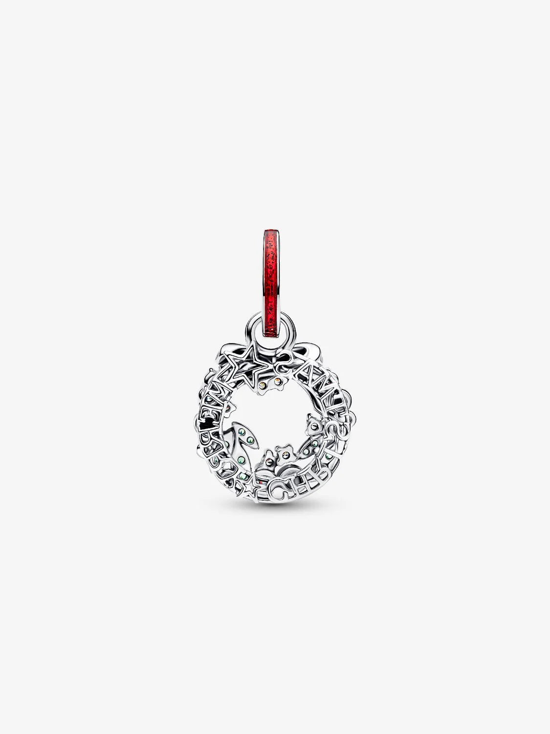 Charm Pandora Pendente Doppio Ghirlanda di Natale Argento Sterling 925 794238C01