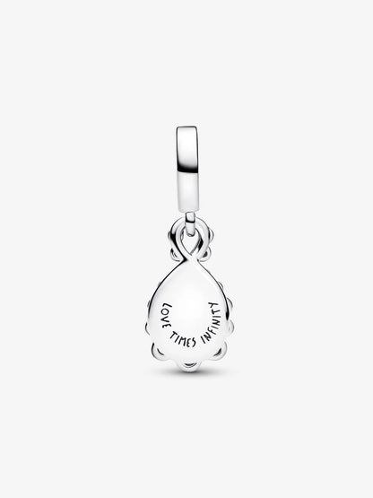 Charm Pandora Pendente Doppio Infinito Opalescente Argento Sterling 925 794251C01