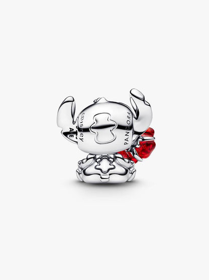 Charm Pandora Disney, Lilo & Stitch, Stitch con la rosa 794378C01
