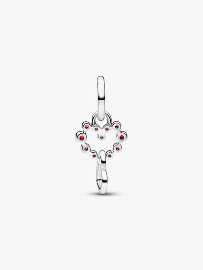 Charm Pandora Pendente Cuori Intrecciati con Cristalli Rossi 794435C01