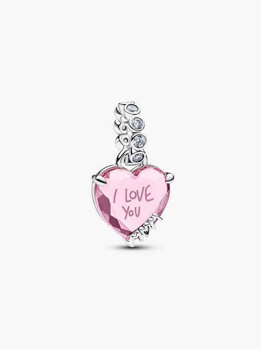Charm Pandora Pendente Cuore Rosa Ti Voglio Bene Mamma 794464C01