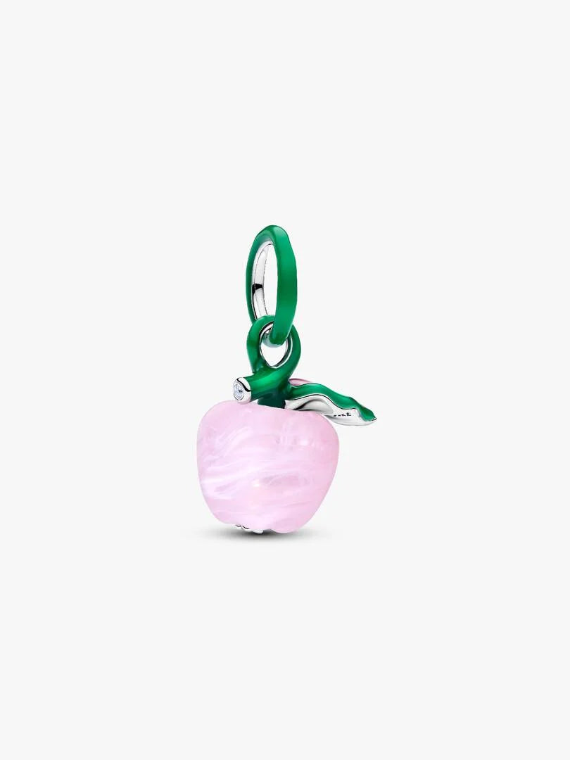Charm Pandora Pendente Mela Rosa Vetro di Murano 794485C01