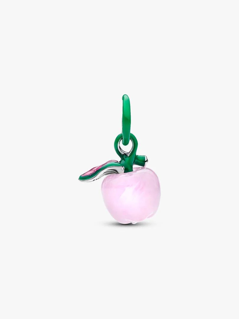 Charm Pandora Pendente Mela Rosa Vetro di Murano 794485C01