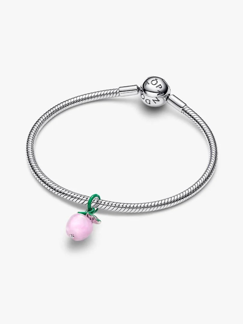 Charm Pandora Pendente Mela Rosa Vetro di Murano 794485C01