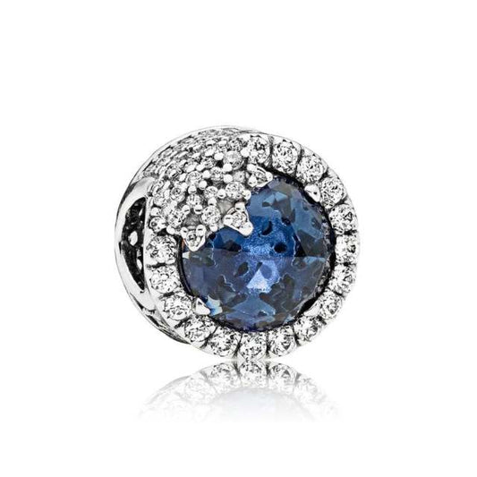 Pandora Blue Sparkling Snowflake Charm 796358NTB