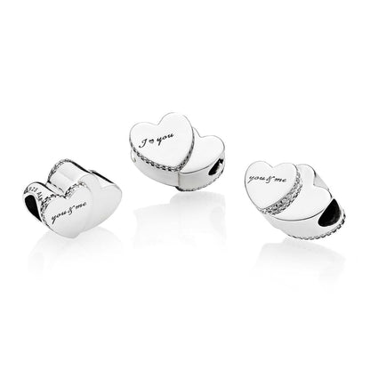 Charm Pandora Due Cuori 796560CZ