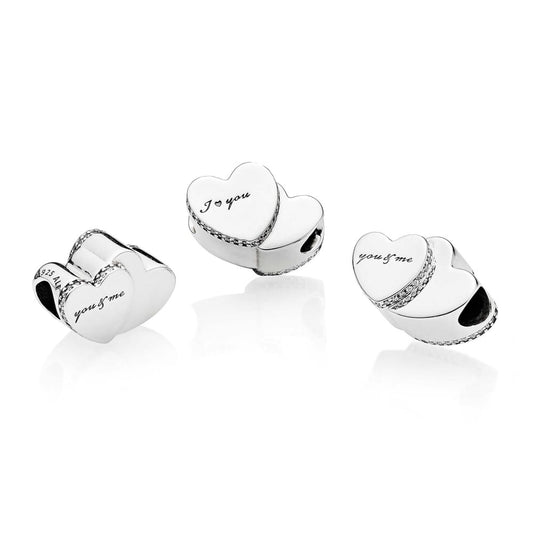 Charm Pandora Due Cuori 796560CZ