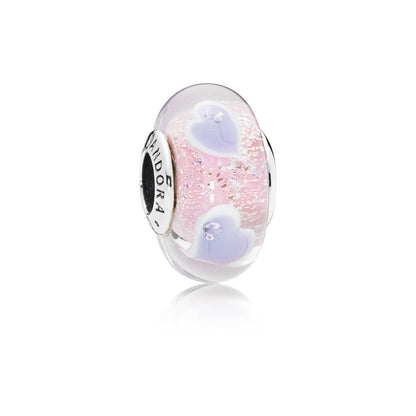 Charm Pandora Vetro di Murano dolci cuori 796599CZ