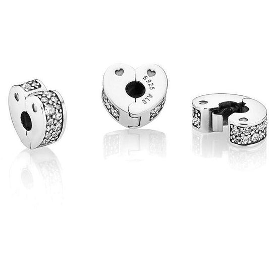 Pandora Clip Luminous Love Bows 797020CZ