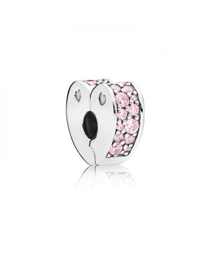 Clip Pandora Archi d'amore rosa 797020pcz
