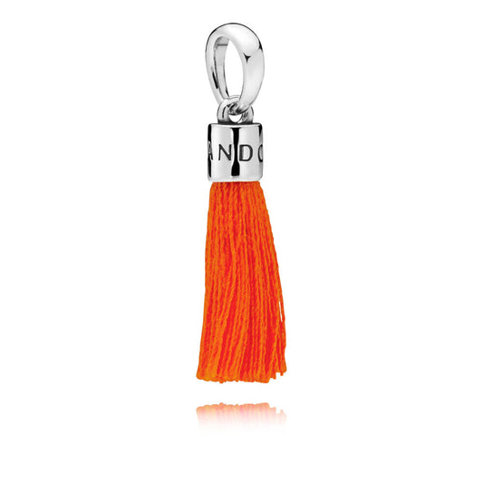 Pandora Orange Tassel Pendant Charm 797212COE