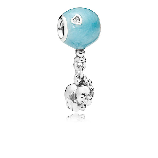 Pandora Blue Elephant Pendant Charm 797239EN169