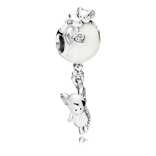 Pandora Mouse with Balloon Pendant Charm 797240EN23