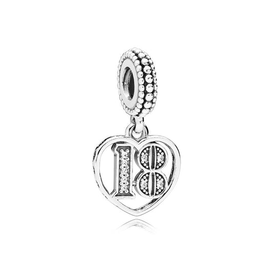 Pandora 18 Years of Love Pendant Charm 797262CZ