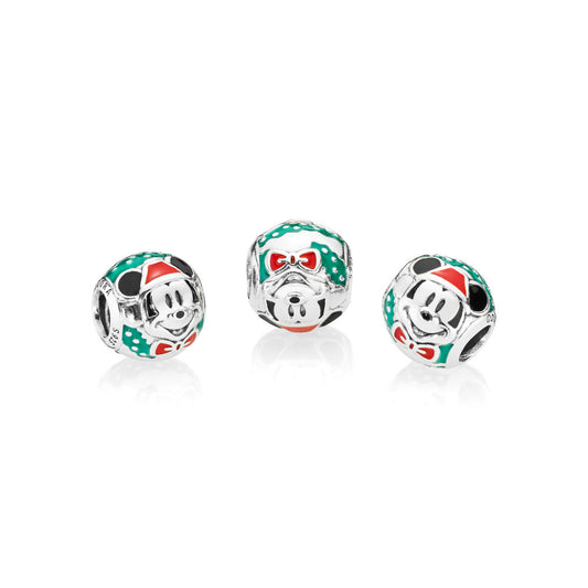 Charm Pandora disney Mickey Mouse babbo natale 797502ENMX