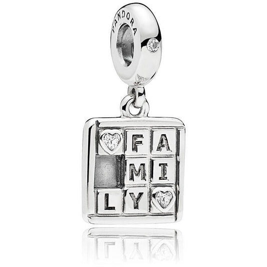 Pandora Family Game Pendant Charm 797626CZ