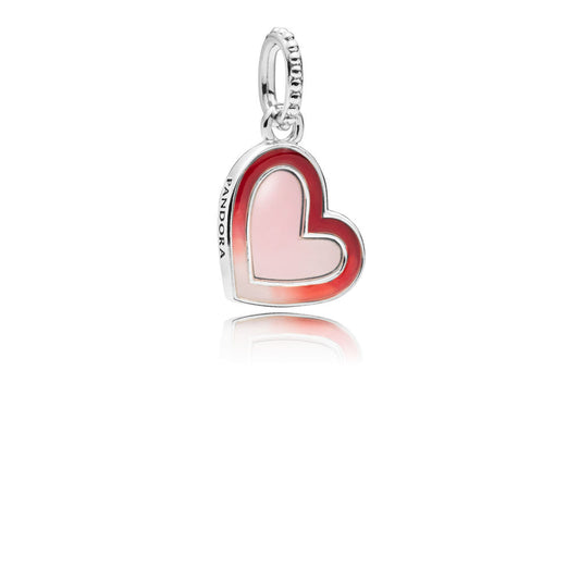 Pandora Asymmetric Love Hearts Charm 797820ENMX