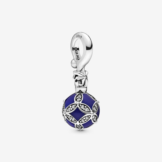 Pandora Blue Christmas Pendant Charm 798512C01