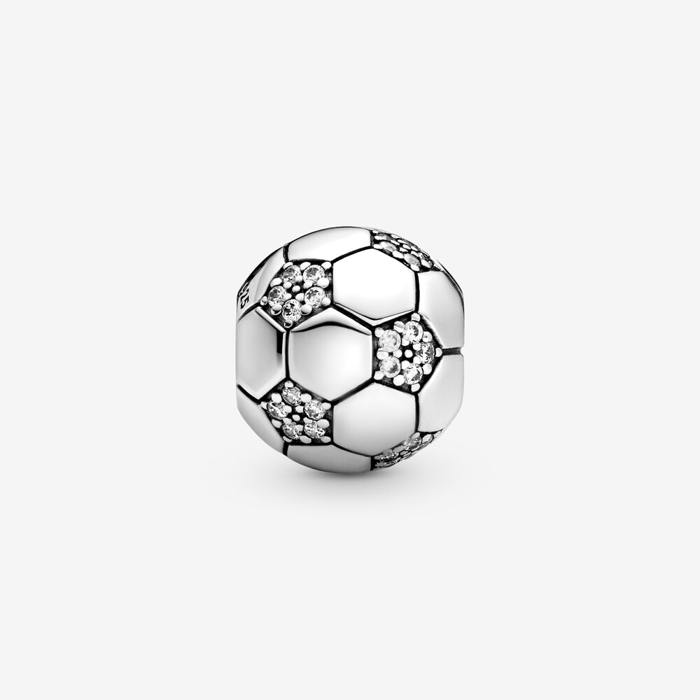 Charm Pandora Pallone da Calcio Scintillante 798795C01