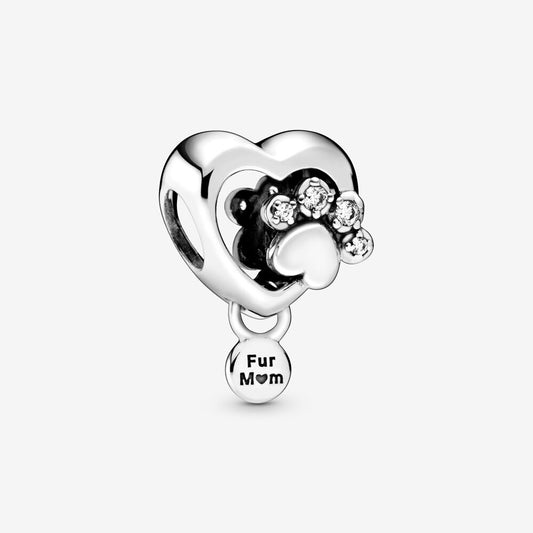 Charm Pandora Zampina e Cuore Scintillante 798873C01