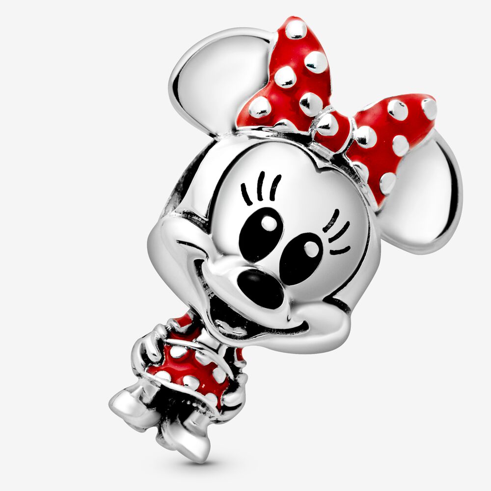 Pandora Disney Minnie Mouse Charm with Polka Dot Dress and Bow 798880C02
