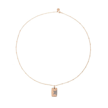 Girocollo Rue Des Mille Medaglia Stella - Catena e Punto GRZ-009RTSTE