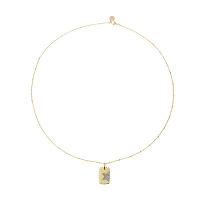 Girocollo Rue Des Mille Medaglia Stella - Catena e Punto GRZ-009RTSTE
