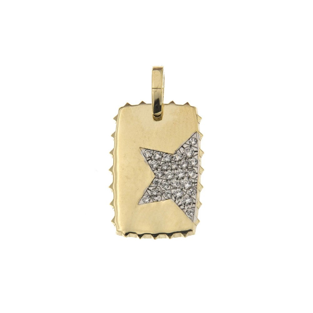Girocollo Rue Des Mille Medaglia Stella - Catena e Punto GRZ-009RTSTE
