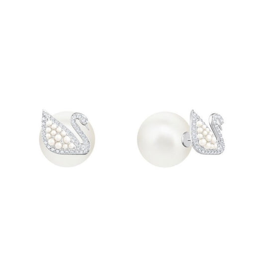 Swarovski Iconic Swan White Earrings 5416591