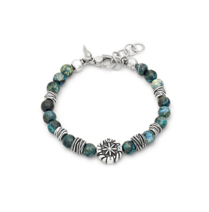 Bracciale Rosa Dei Venti Diaspro Verde Giovanni Raspini 12570