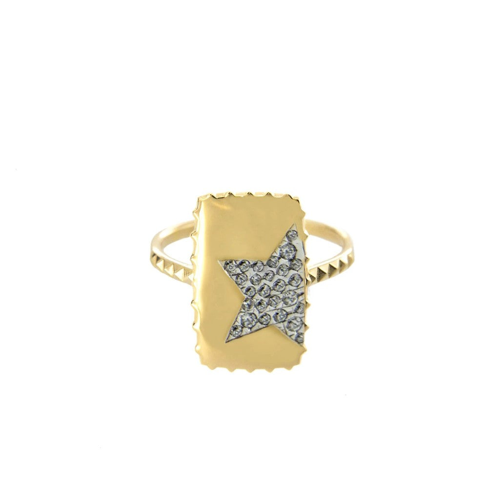 Anello Rue Des Mille Medaglia Stella ANZ-009 RT STE